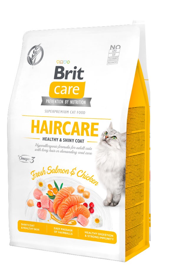 BRIT HAIRCARE Bolsa de alimento Brit Care Haircare de 2kg.