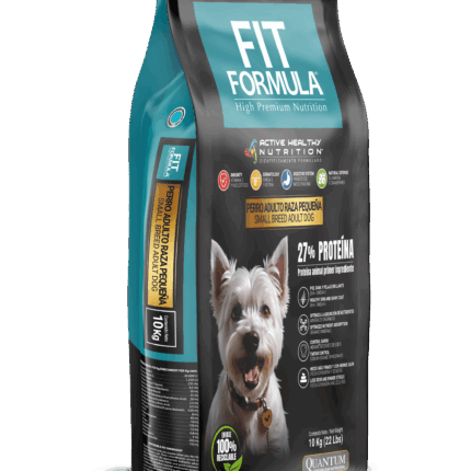 Bolsa de 10kg de Alimento para Perro Adulto Raza Pequeña Fit Formula.