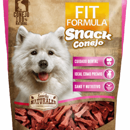 Bolsa de 400g de Snacks de Conejo para Perros Fit Formula.