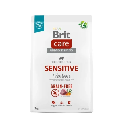 Bolsa de 3kg de Brit Care Venison Alimento para Perros.