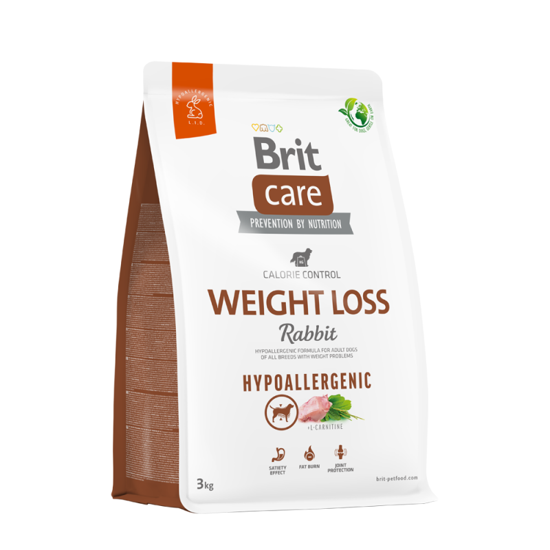 BRIT CARE WEIGHT LOSS 3KG Bolsa de 3kg de Brit Care Weight Loss Alimento para Perros con Sobrepeso.